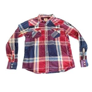 Levi’s Red & Blue Plaid Shirt